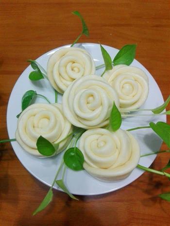 漂亮又好吃的玫瑰花馒头的做法步骤21