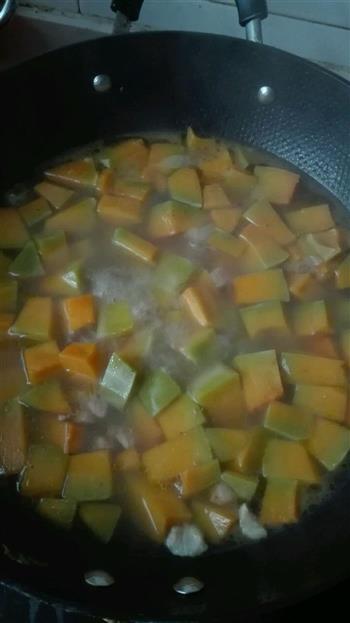 南瓜面疙瘩汤的做法步骤2