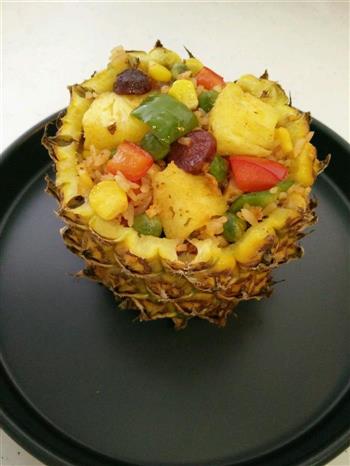 自创美味泰式红咖菠萝饭的做法步骤13