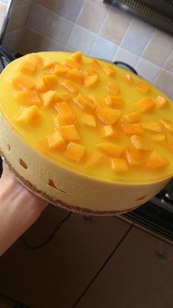 芒果冻芝士蛋糕8寸的做法步骤5