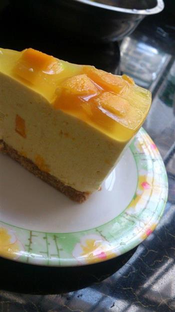 芒果冻芝士蛋糕8寸的做法图解6