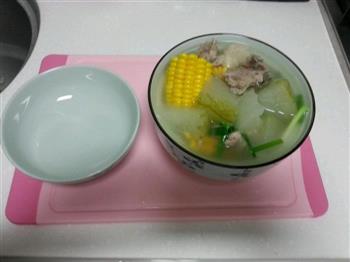 玉米冬瓜排骨汤的做法步骤6