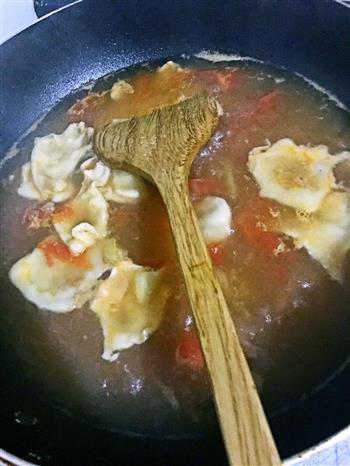 黑椒西红柿瘦肉面片汤的做法图解7