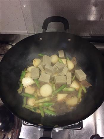 扁豆芋头豆腐大锅菜的做法步骤6