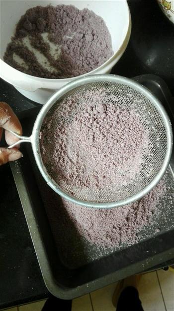 盆栽版-鸭血糯蒸糕的做法步骤6