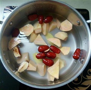 红枣老姜番薯糖水的做法步骤2