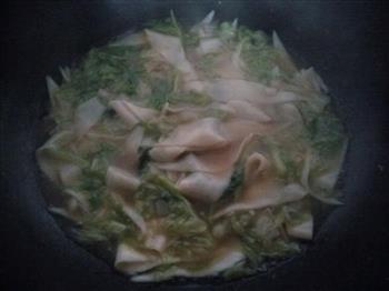 养胃面片白菜汤的做法图解6