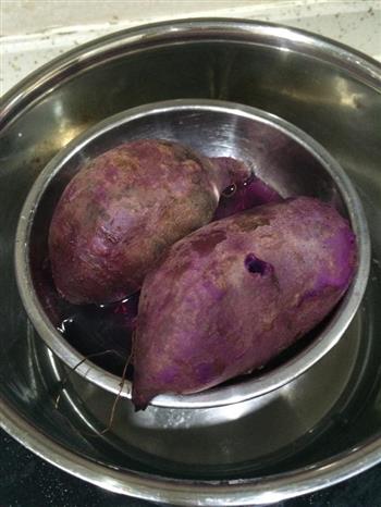 奶香紫薯吐司的做法步骤1