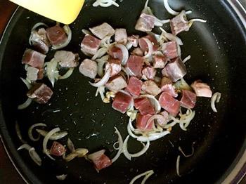 秘制芦笋牛肉粒的做法步骤6