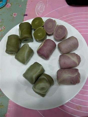 绿茶紫薯酥的做法步骤5