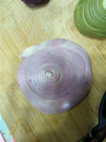 绿茶紫薯酥的做法步骤6