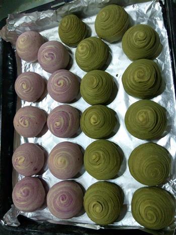绿茶紫薯酥的做法步骤8