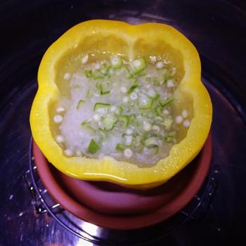 黄甜椒蒸饭—适合1岁宝宝食用的做法图解2