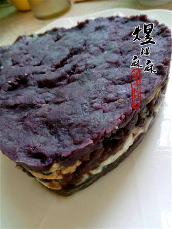 多彩紫薯糕的做法步骤10