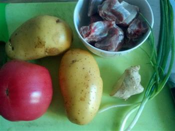 番茄土豆排骨汤的做法步骤1