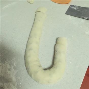 蜜豆刀切馒头-一次发酵的做法图解5