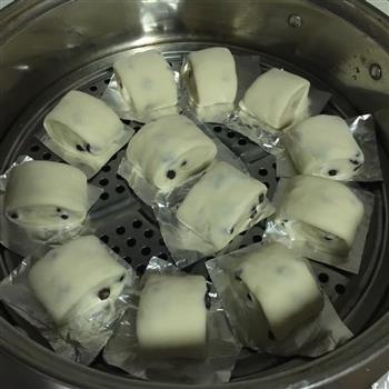 蜜豆刀切馒头-一次发酵的做法图解7