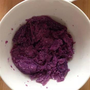 南瓜紫薯发糕的做法步骤1