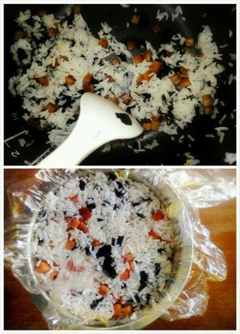 多彩米饭蛋糕的做法步骤10