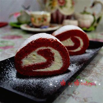 红丝绒蛋糕卷的做法步骤23