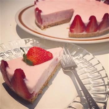 草莓酸奶乳酪芝士蛋糕的做法步骤8