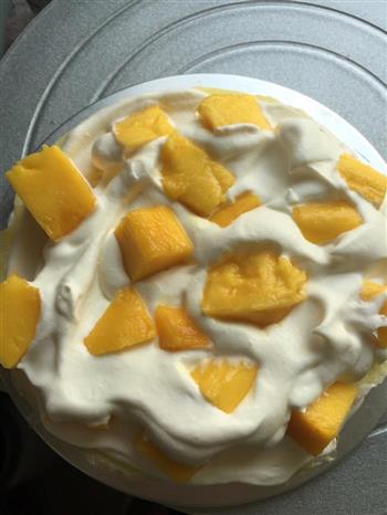 芒果千层淡奶蛋糕的做法步骤16