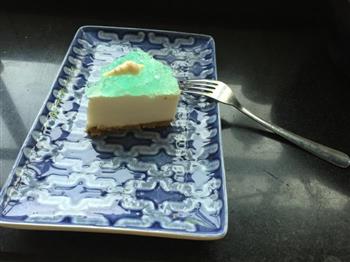 海洋风酸奶慕斯蛋糕6寸的做法图解10