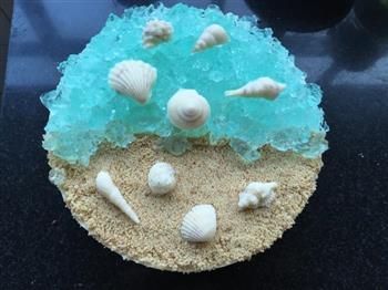 海洋风酸奶慕斯蛋糕6寸的做法图解11