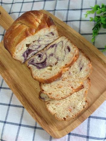 紫薯胡萝卜面包的做法步骤18