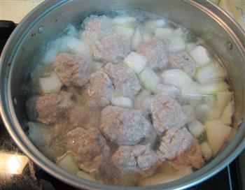 冬瓜肉丸汤的做法步骤8