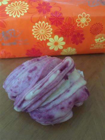 紫薯花卷的做法步骤12