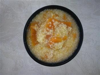 南瓜小米粥的做法步骤4