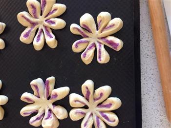 花形紫薯包的做法步骤5