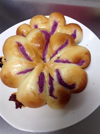 花形紫薯包的做法图解8