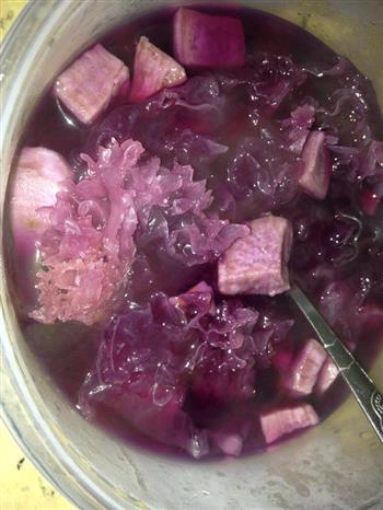 紫薯百合银耳汤的做法步骤10