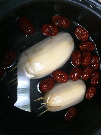 红糖红枣糯米藕的做法步骤2