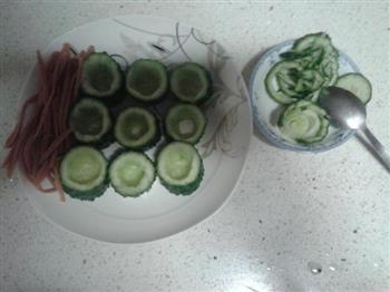 黄瓜芋头芝士焗饭的做法步骤1