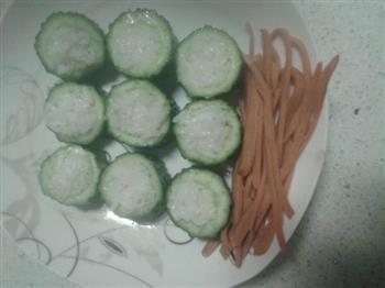 黄瓜芋头芝士焗饭的做法步骤4