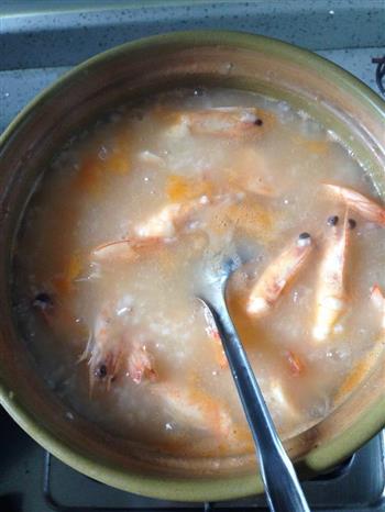 砂锅虾粥的做法步骤4
