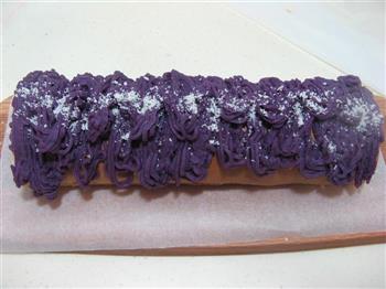 紫薯戚风蛋糕卷的做法步骤23