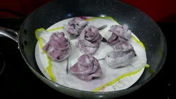 紫薯玫瑰花卷的做法步骤10