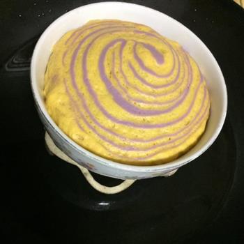 健康朝食-南瓜紫薯发糕的做法图解9