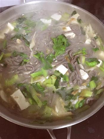 手工紫菜莜麦汤面的做法步骤10