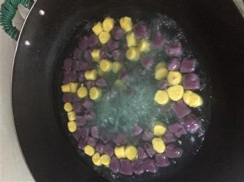 Q弹紫薯芋圆西米露的做法步骤5