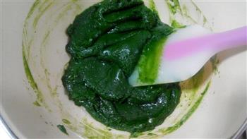 抹茶豆沙奶油卷的做法步骤3