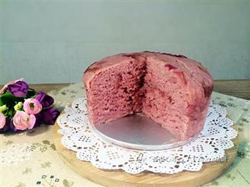 私房玫瑰香芋紫薯发糕的做法步骤13