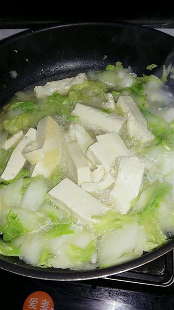 白菜炖豆腐的做法图解9