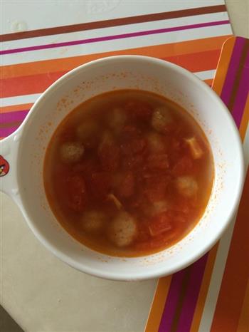 土豆哥辅食-番茄肉丸汤的做法步骤4