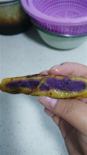 紫薯南瓜饼的做法图解5