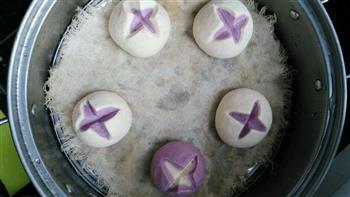 花样紫薯馒头的做法步骤14